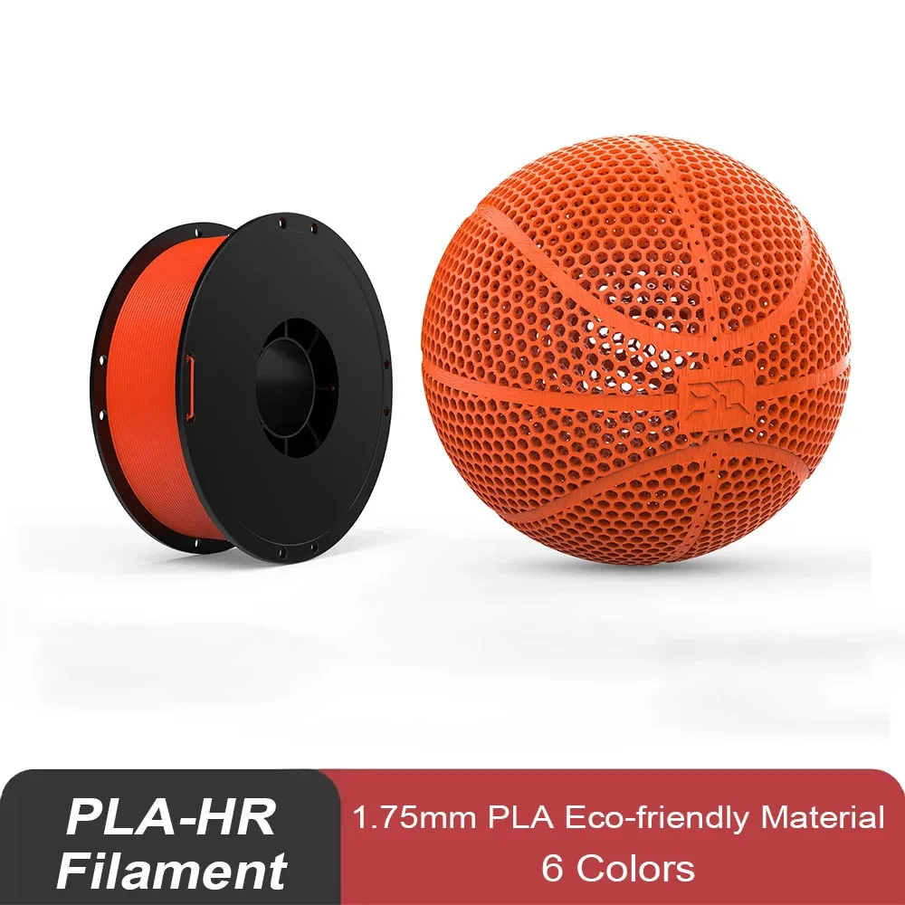 

1 кг нить PLA-HR 1,75 мм PLA экологически чистый материал может печатать баскетбольный мяч для Ender 3, все 3D-принтеры FDM