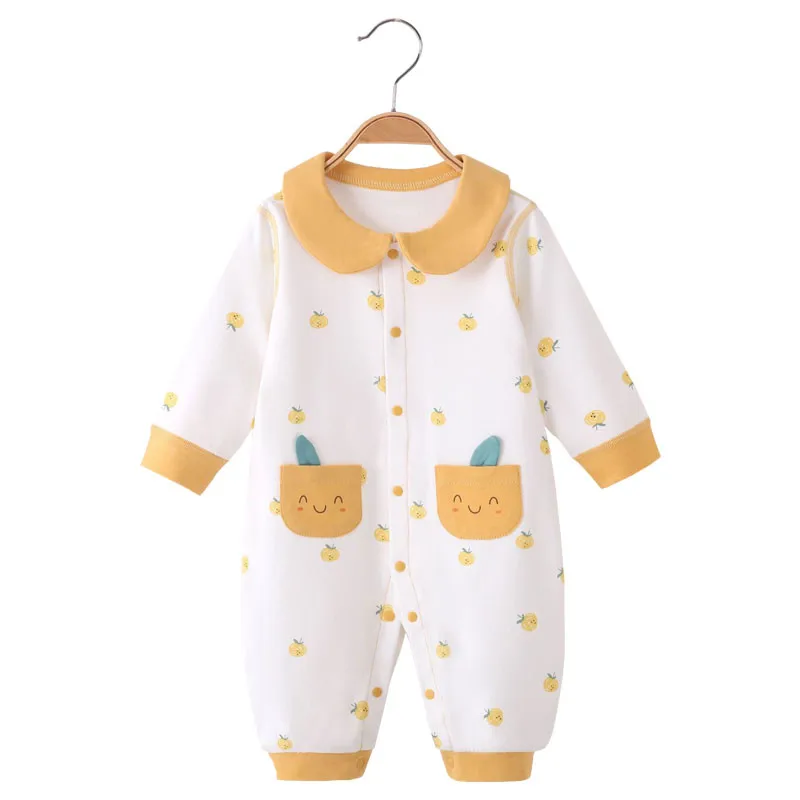 

Newborn Jumpsuit Summer Infant Girls Clothes Cotton Long Sleeve One Piece Outfit Toddler Baby Boy Girl Romper Spring Autumn