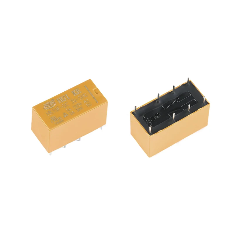 5Pcs/1pc HK19F Mini Power Relay DC3V-SHG DC5V-SHG DC9V-SHG DC12V-SHG DC24V-SHG DC 3V 5V 9V 12V 24V 2A 8Pin 2NO 2NC DPDT Rele