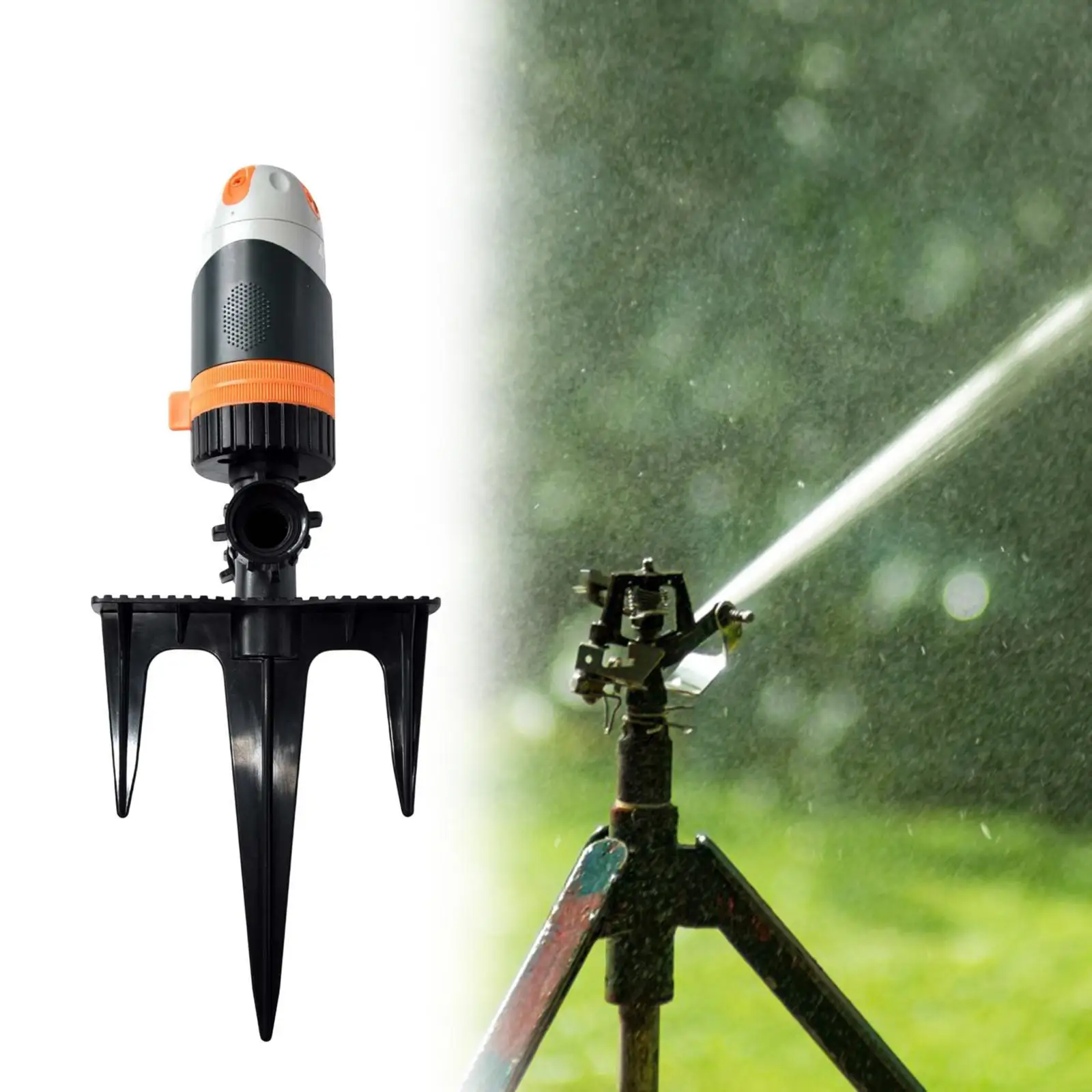 

Oscillating Sprinkler Stake Adjustable Spray Angle Multipurpose for Garden