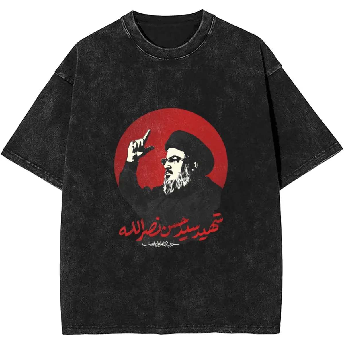 Camiseta de los líderes del Líbano de Nasrallah, camisetas Vintage de verano, camiseta de moda de algodón 2024 para hombres, camisetas de diseño de manga corta