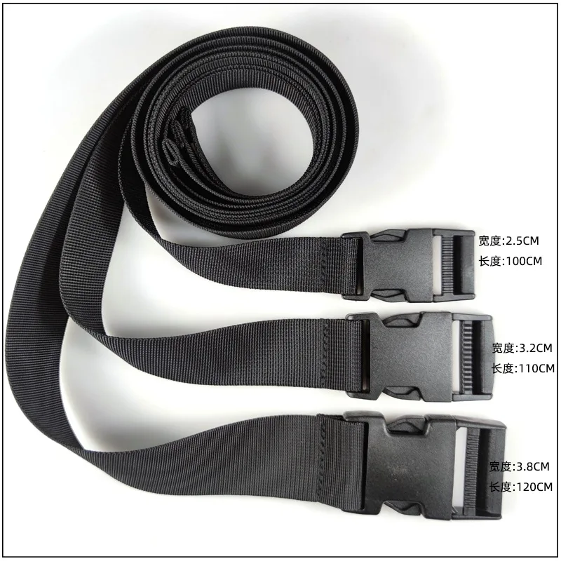 Plastic Buckle Nylon Strap for Men\'s Outdoor Military Training Canvas Belt 100/110/120cm Available Black