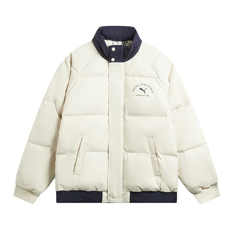 

Puma Winter Beige Мужская и женская новая спортивная одежда Теплый пуховик 69281387