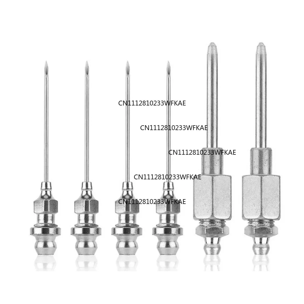 Butter nozzle gun head coupler butter needle set accessories