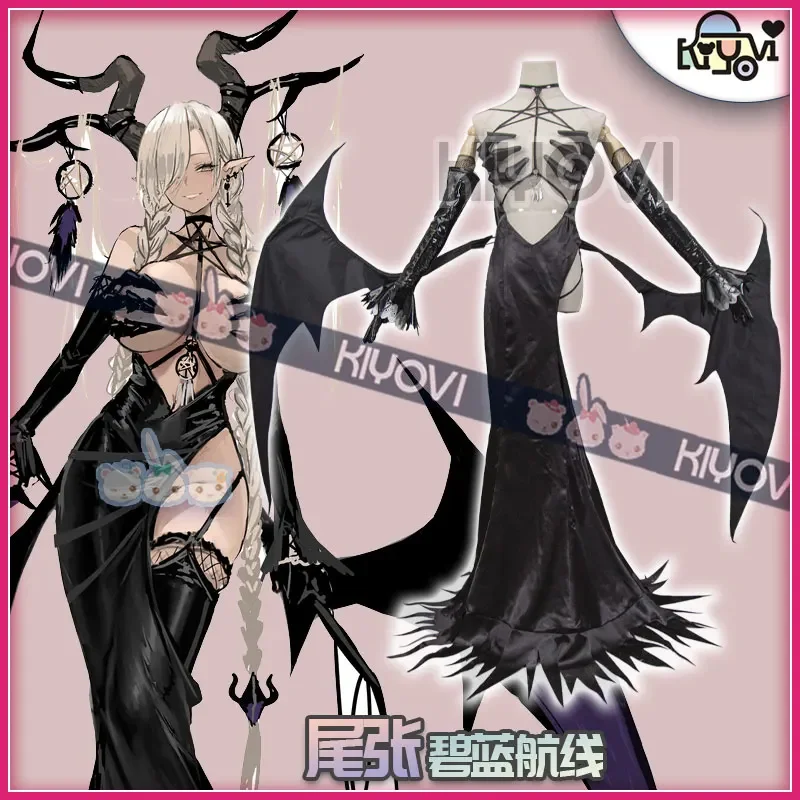 Azur Lane Women Weizhang Gown Cosplay Costume Cos Game Anime Party Uniform Hallowen Play Role Clothes Clothing