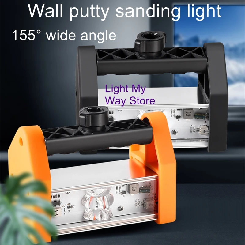 LED wall sanding special lamp putty wall sanding acceptance special lamp sanding acceptance artifacts