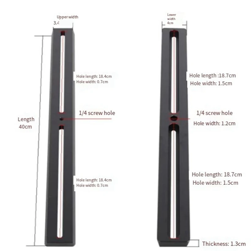 多機能ドベルベイルプレート、黒望遠鏡アクセサリー、Vixen用望遠鏡、新規