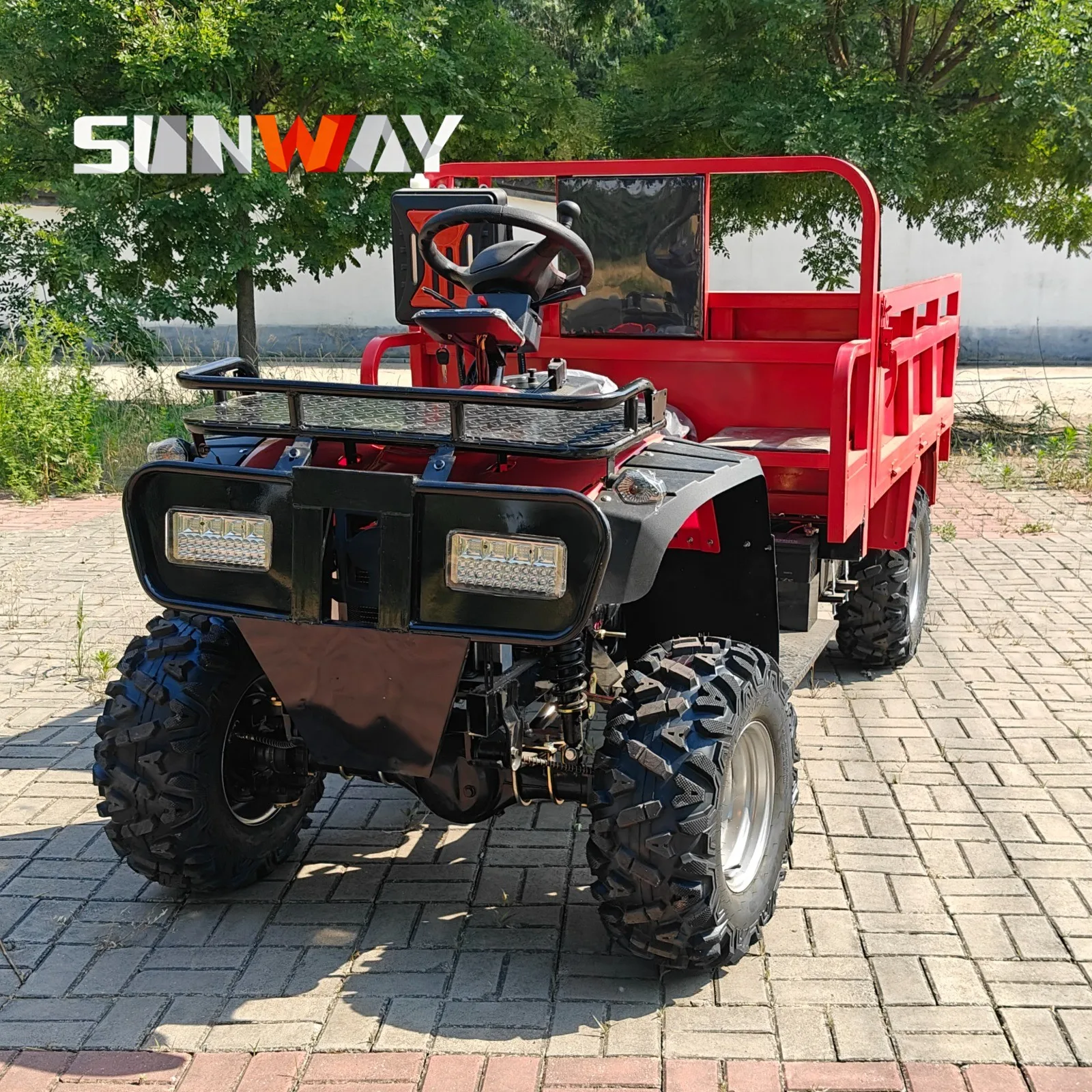 Power ATV - 2026 400CC Easy Control Farm ATV Utility Agricultural Hilly Terrain Farming Vehicle