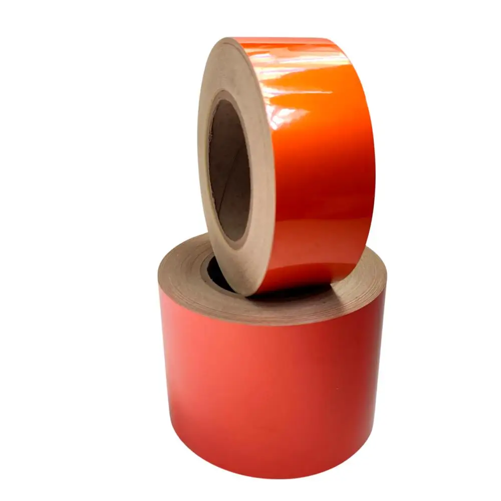 5 سنتيمتر/10 سنتيمتر/15 سنتيمتر/20 سنتيمتر * 5 متر البرتقال وضوح عالية الإعلان الصف أشرطة عاكسة سيارة ملصق الشارات ذاتية اللصق تحذير الشريط
