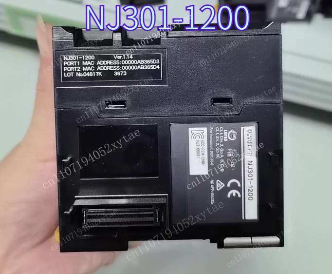 PLC NJ301-1200 version 1.14, supports EtherNet/IP interface, tested OK