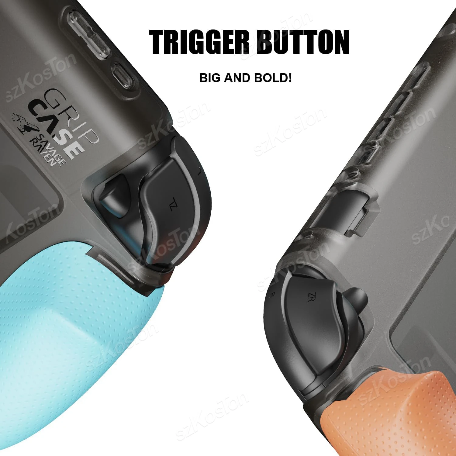 Savage Raven GripCase for Switch 2 ゲームコンソール ドッキング可能なソフト保護ケース 人間工学に基づいたグリップ Switch 2 アクセサリー用