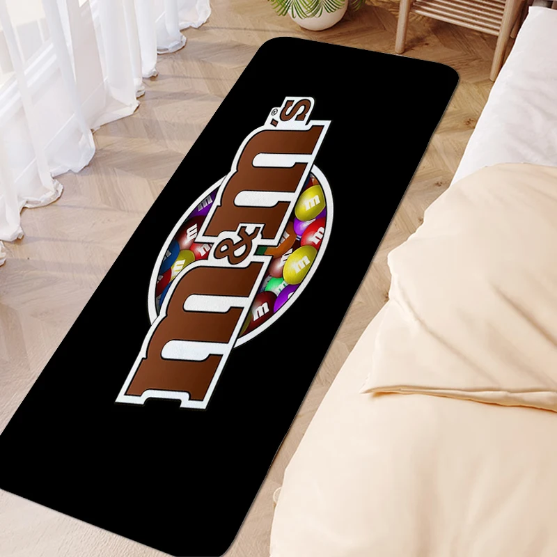 Modern Home Decoration M&M Sleeping Room Rugs Kitchen Accessories Washable Non-slip Rug Aesthetic Anime Carpet for Bedroom