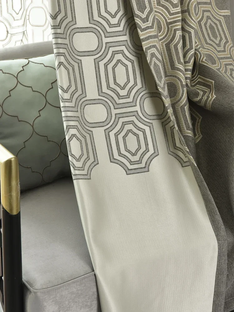 

New Curtains for Living Dining Room Bedroom Modern Atmosphere Chinese Style Cotton Linen Simple Versatile Window Curtain Decor