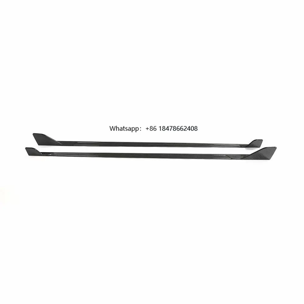 

Bestselling 2022-IN Car Dry Carbon Fiber Side Skirt Suitable for 2 Series G42 MC Style Double Door Extended Side Skirt