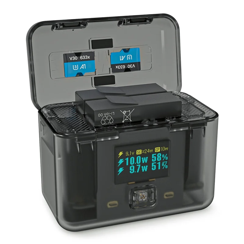 【Горячие продажи!】Швидкая двунаправленная интеллектуальная зарядка Menedżer аккумуляторов для зарядного устройства Insta360 Ace Pro2