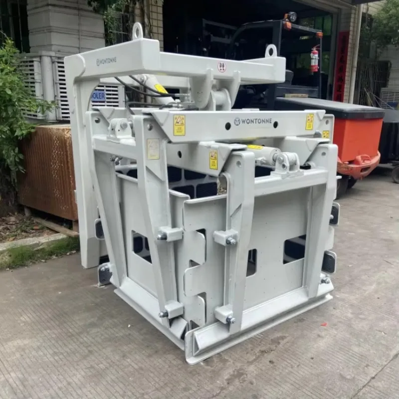 Forklift Attachments Bell Type Block Clamp Offers Powerful Functionality And Excellent Cost Performance