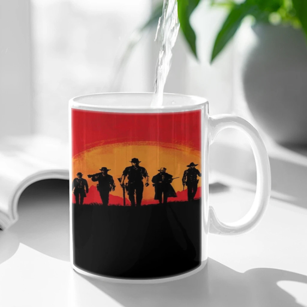 

Game TV-Red-Dead-Redemption Coffee Mug 11oz Fun Ceramic Coffee Tea Cocoa Cup Handle Tea Drink Cup