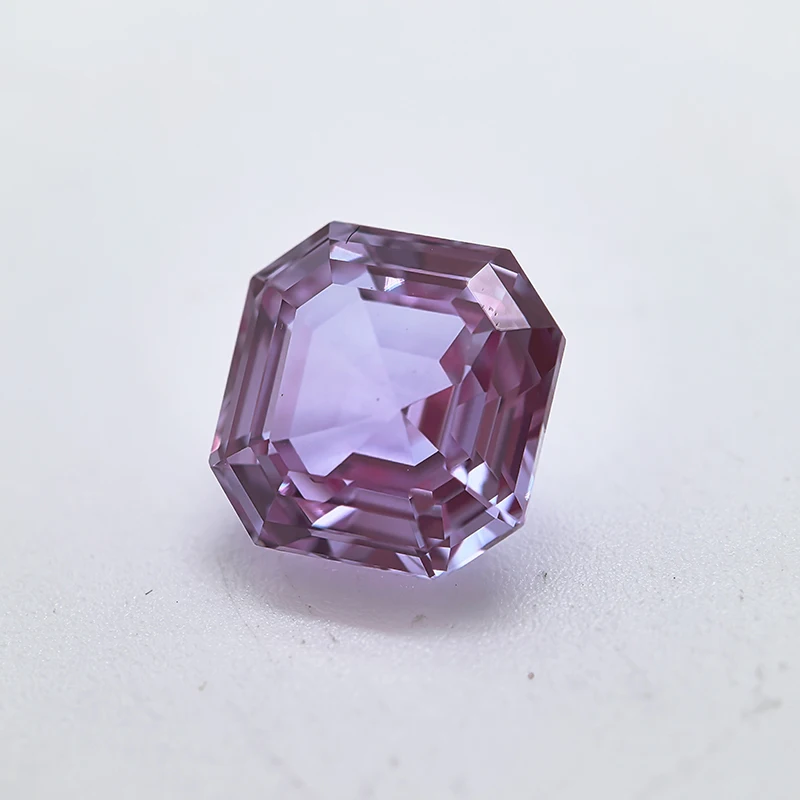Lab Grown Alexandrite Stone Asscher Cut Available High Quality Eco-Friendly Color Changing Gem Selectable Certificate