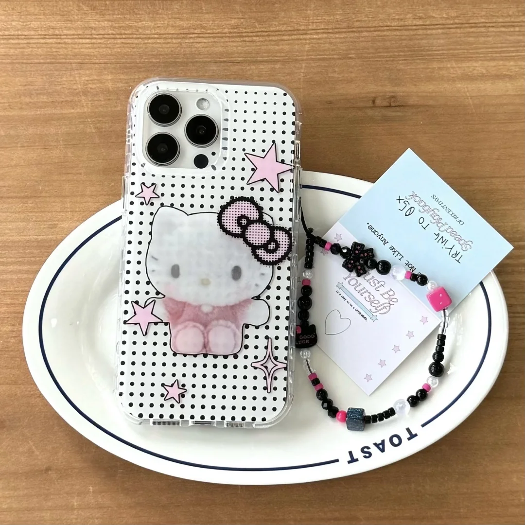 

Korean Cute splash-ink Polka Dot Soft Shell Mobile Phone Case INS Mobile Phone Case IPhone 13 14 15 16 Mobile Phone Case﻿﻿﻿﻿