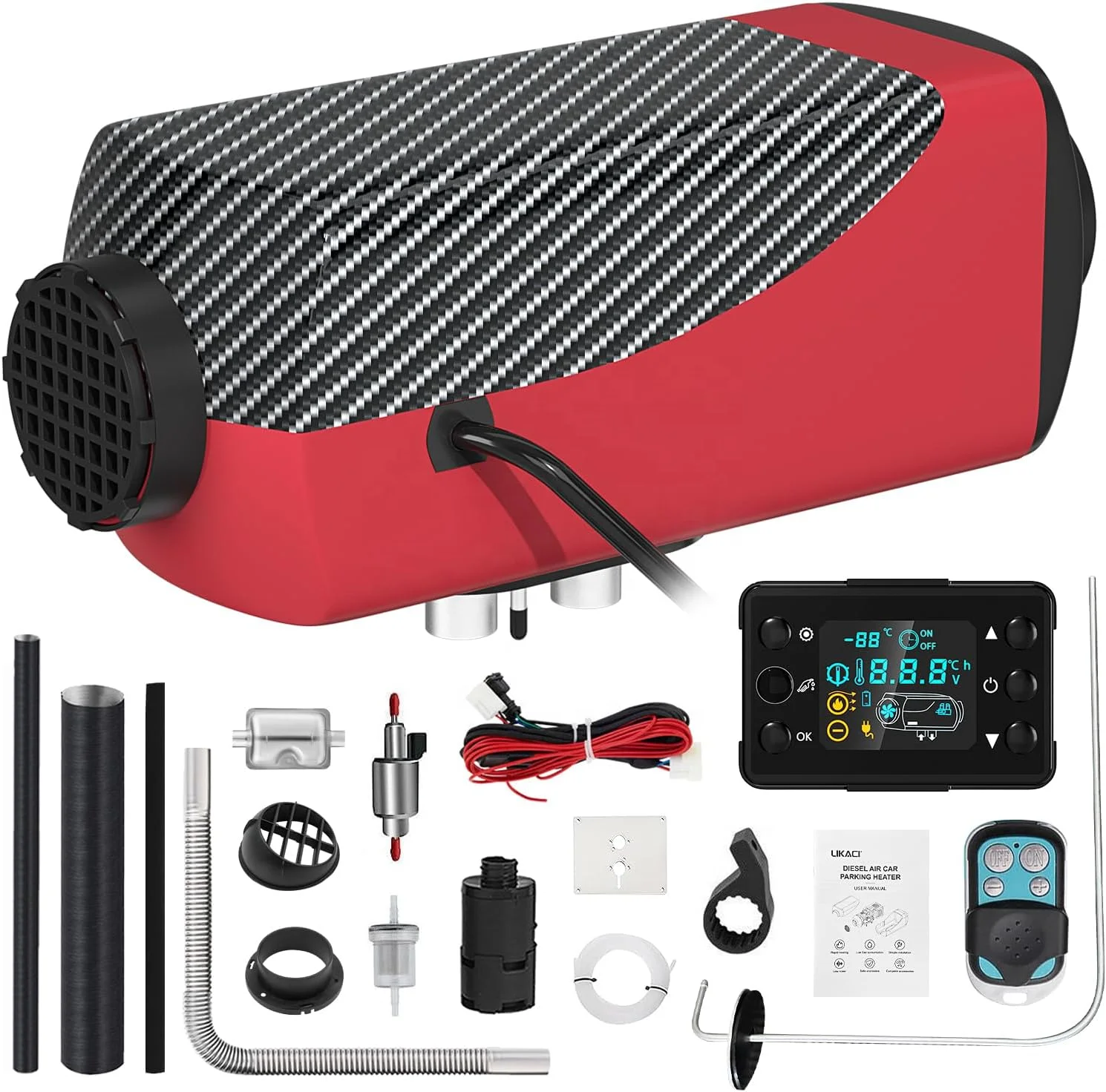 2KW 5KW Automotive Marine Diesel Luchtverwarmer 12 V/24 V Diesel Truck Cabine Parkeren Eberspacher Heater