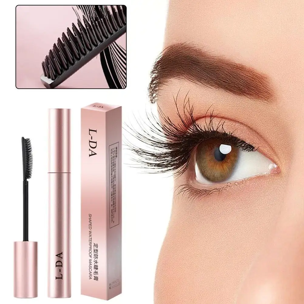 Mascara waterproof à séchage rapide pour femmes, extension de cils allongés et recourbés, maquillage coréen, durable, noir et marron, 256