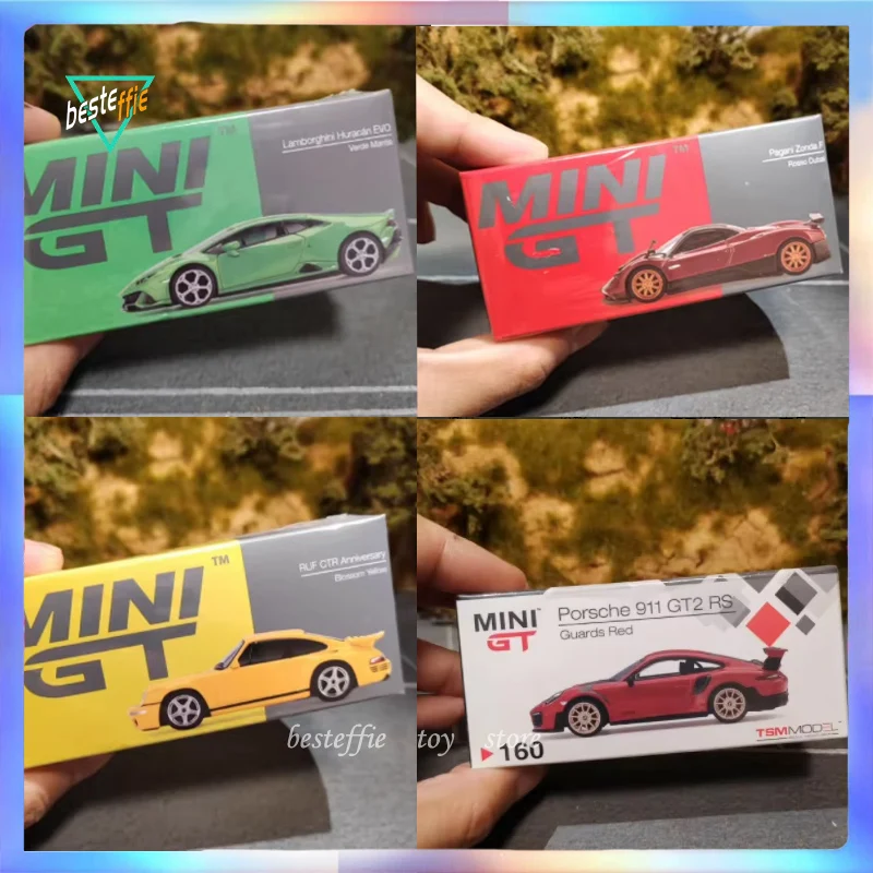 Mini Gt Alloy Car Model Limited Edition Collectors Edition Series 911 Rubber Tires 1/64 Luxury Car Souvenir Model boy toys gift