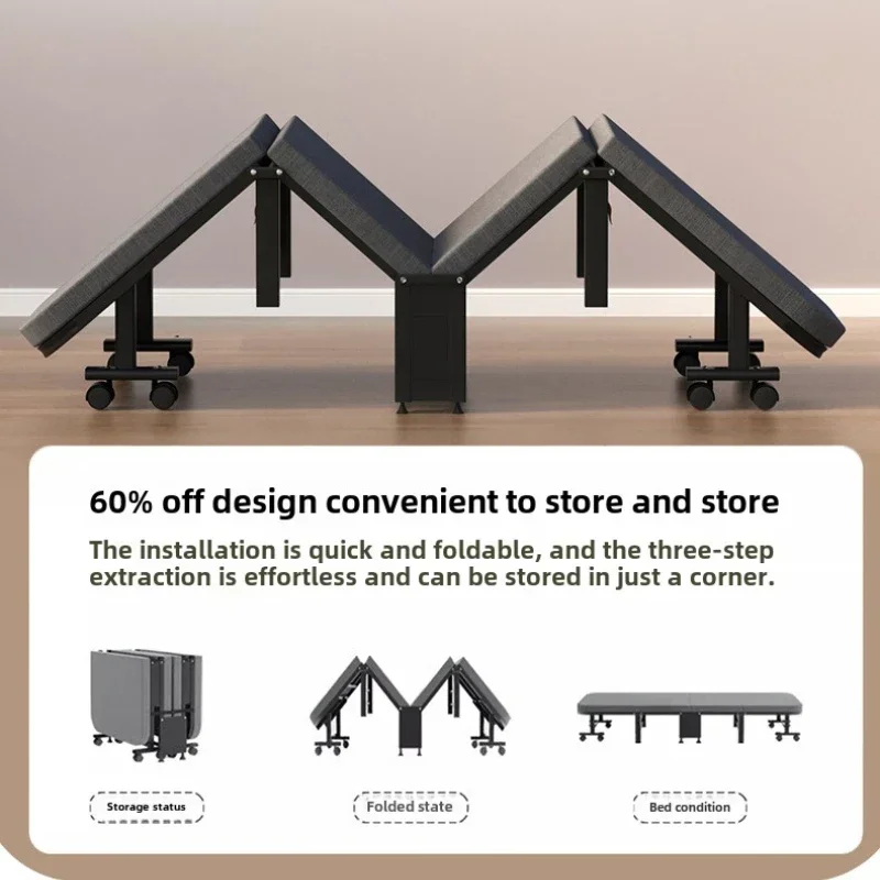 من أجل صب إيقاف التشغل البسيط Au Bureau Sieste Lit D'escorte Caché قابل للسحب ومضاءة محمولة