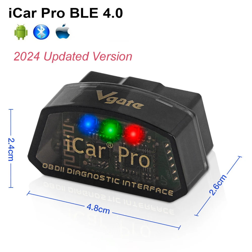 Bluetooth 4.0 ELM327 Vgate iCar Pro WIFI iOS OBDII Auto Diagnostic Tools EOBD OBD 2 Code Reader iCar Pro OBD2 Scanner Tools