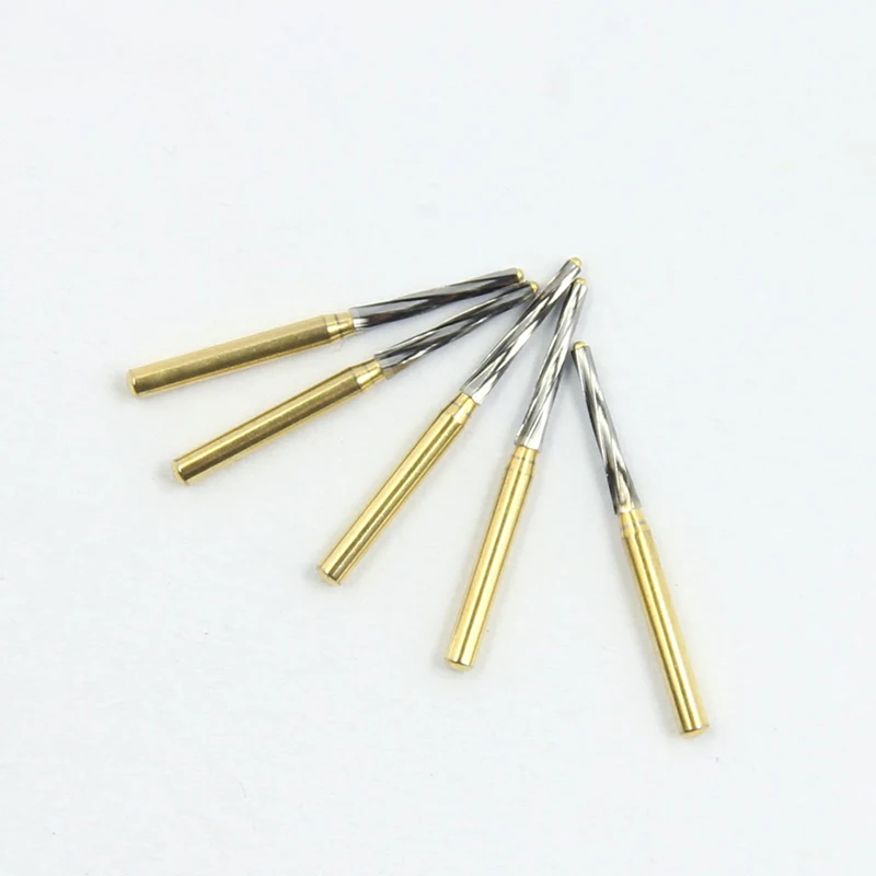 

5pcs Dental Tungsten Carbide Endo Safe End Burs FG 152 XL152 Round End Taper Dentistry High Speed Grinding Drills Dentist Tools