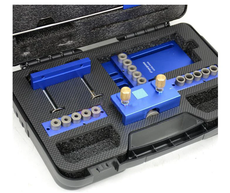 log tenon hole punch combo / triple punch locator woodworking hole saw Woodworking tools 08400