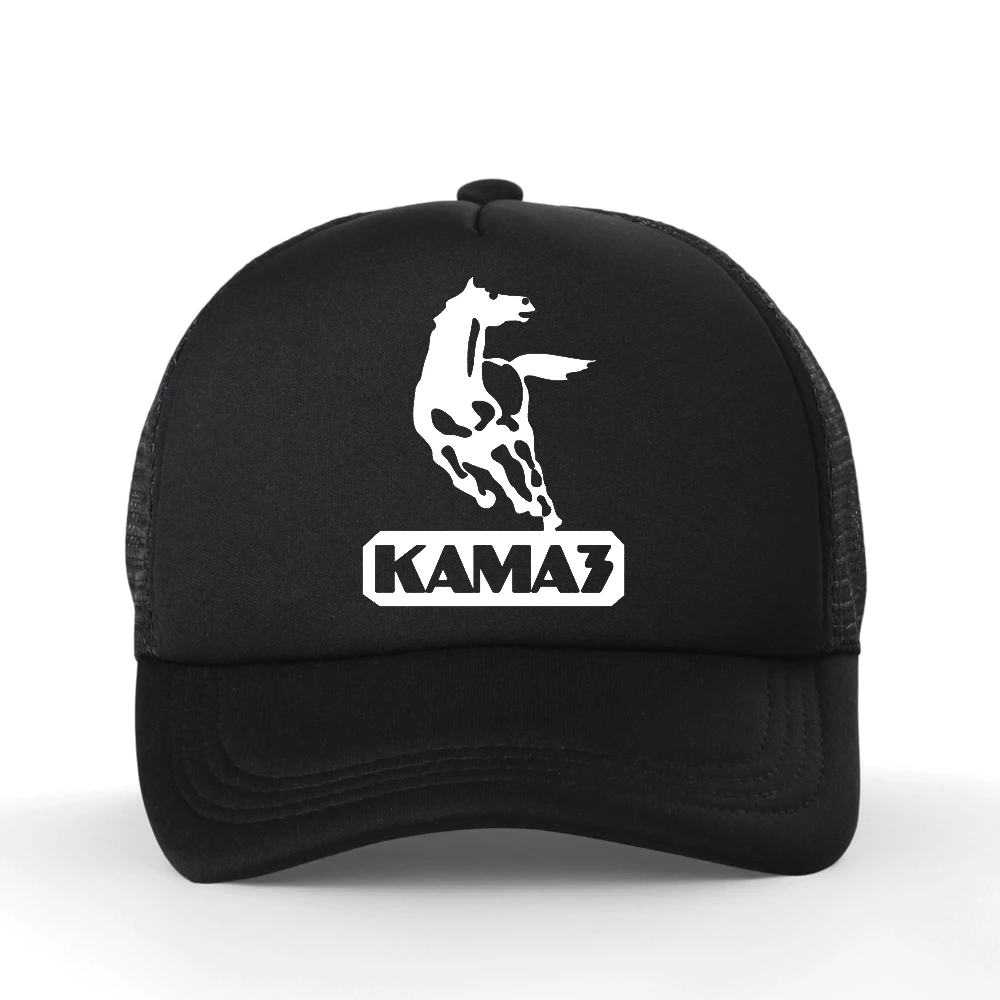 Russia KAMAZ Car print Baseball Cap Unisex Adjustable Mesh Breathable Snapback hats outdoor Trucker Hat Casquette