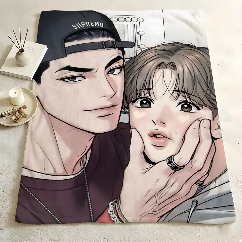 comic J-Jinx Throw Flannel Blanket skin soft suitable for sofa living room bed  travel and gifts