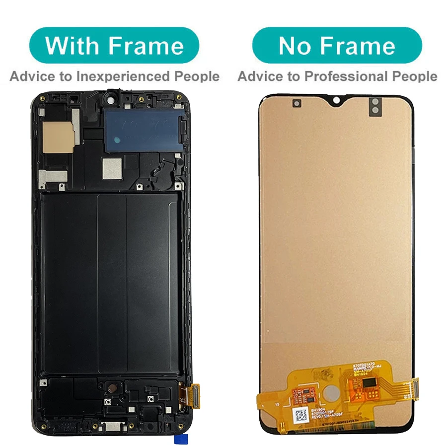 Incell Pantalla For Samsung A70 SM-A705F A705FN/DS Display Screen With Frame Touch Screen Digitizer Assembly Replacement Parts