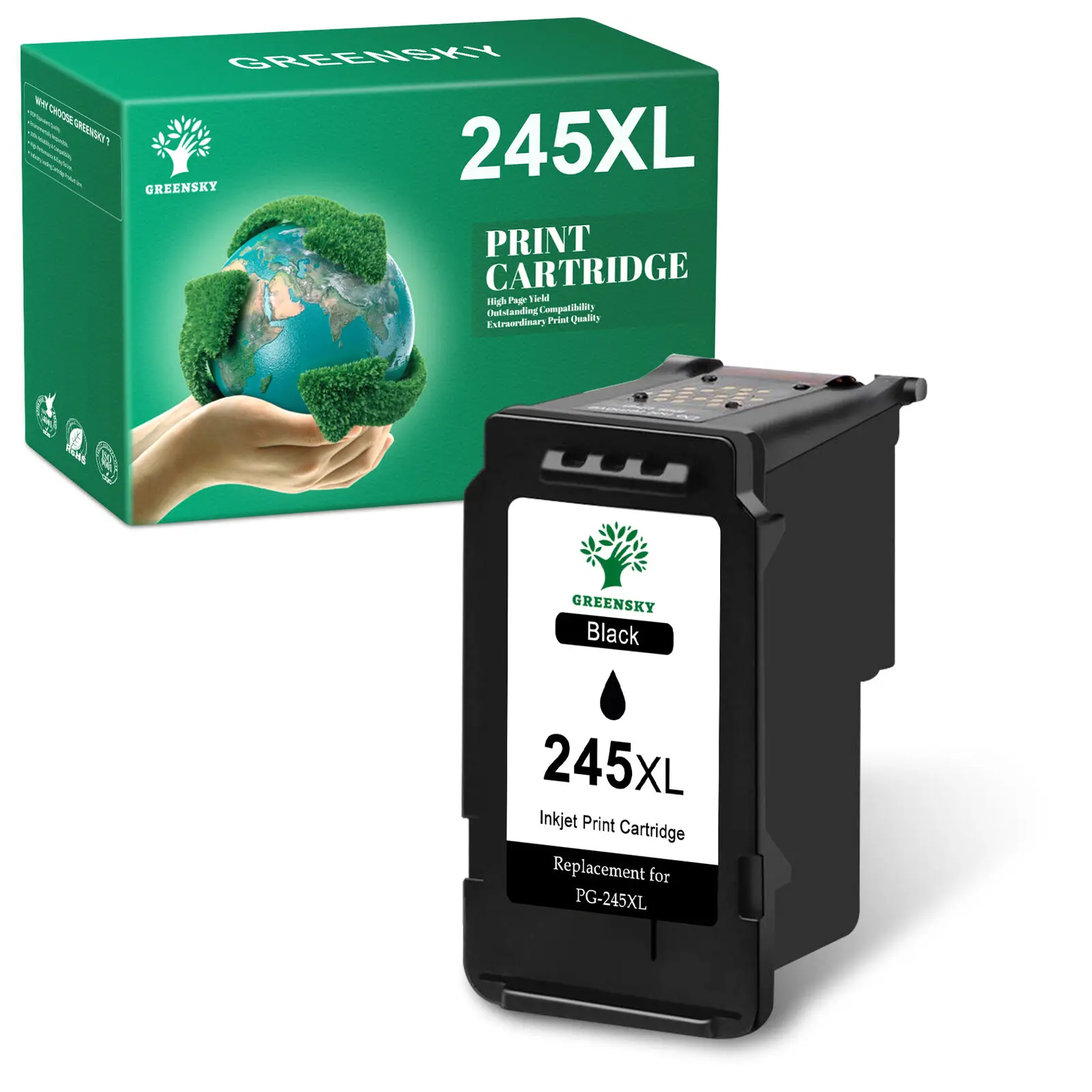 1 pack PG-245XL Black Ink Cartridge for Canon PIXMA MG2522 TS3122 TR4520 TR4522