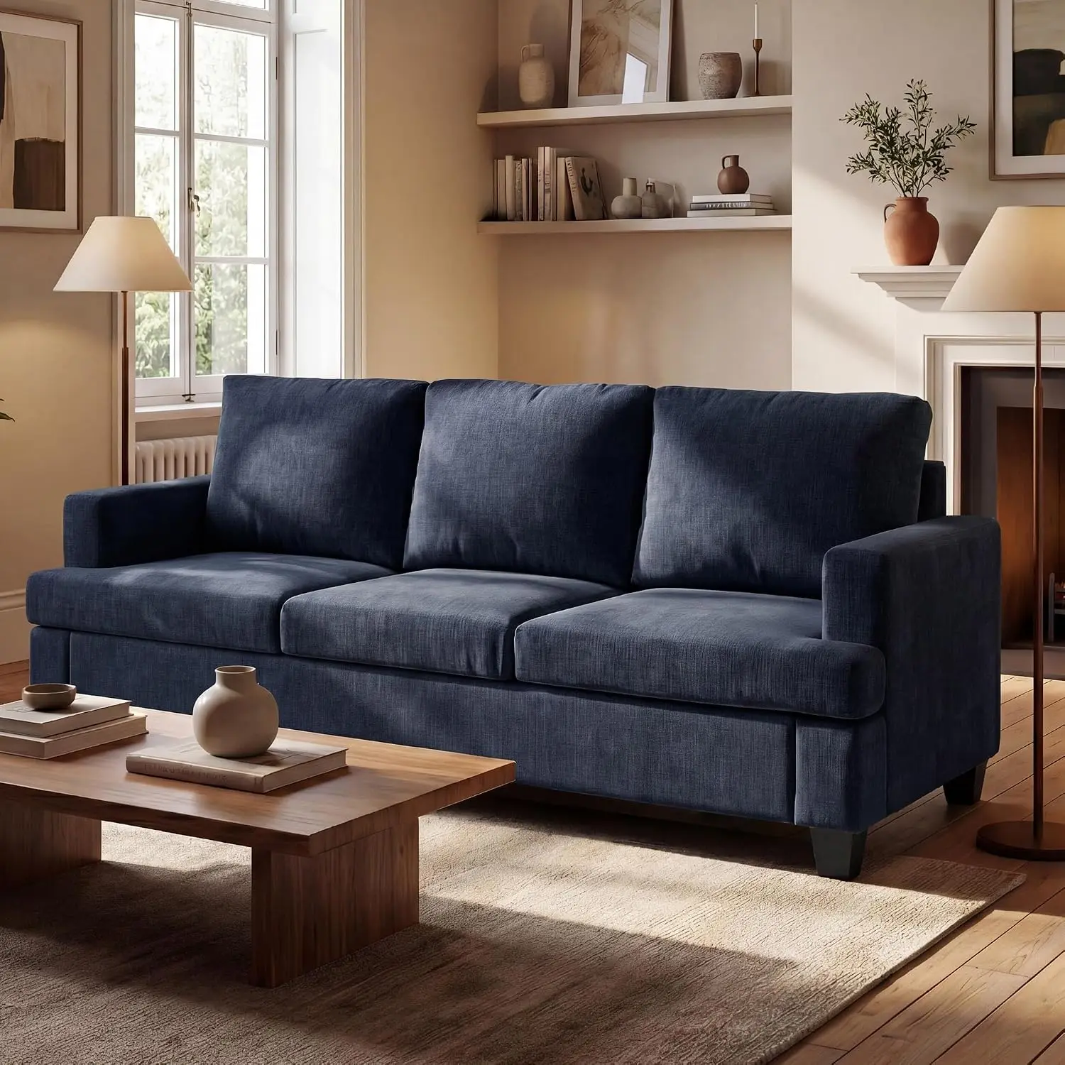 8 Seats Couch Set, 3 Piece Set Comfy Sofa, 3 Seater Couch*2 & Loveseat Sofa with Deep Seats for Living Room, Modern, Customized