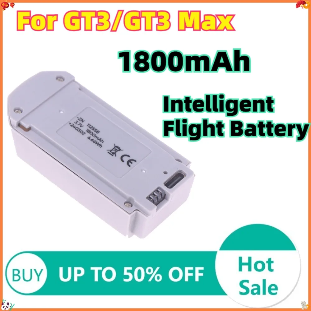 

For GT3/GT3 Max Drone Wholesale GT3 Mini Drone Battery Charger Original 3.7V 1800mAh Battery Intelligent Flight Battery
