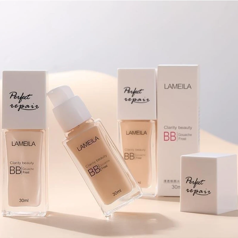 30ml Face Foundation Cream Matte Finish Liquid Foundation Waterproof Lasting for All Skin Tones Moisturizing Base Tone Make Up