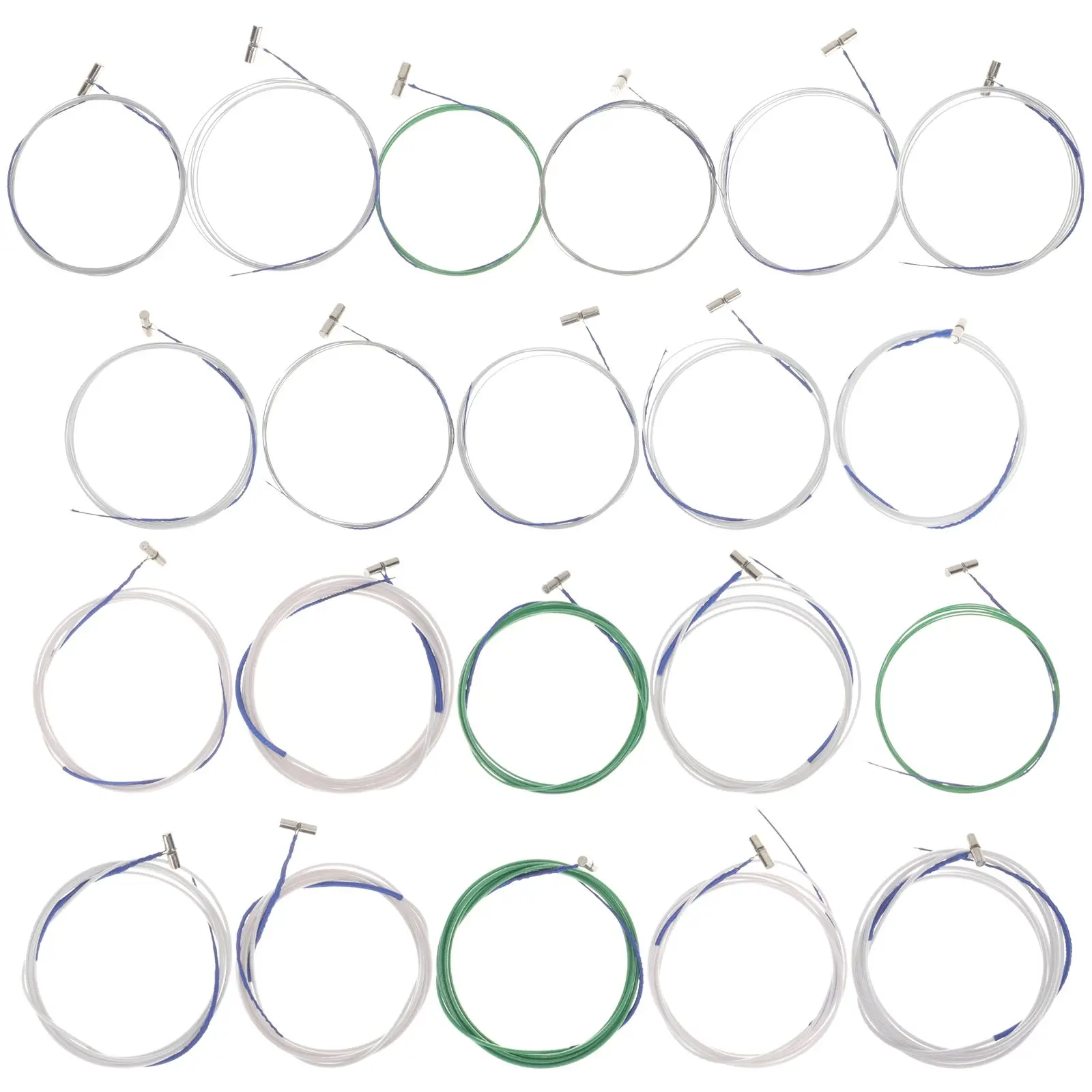 

21 Pcs Guzheng Strings Clear Sound Professional Musical Instrument Accessories Acoustic Strings Long Lasting Durable Replacement