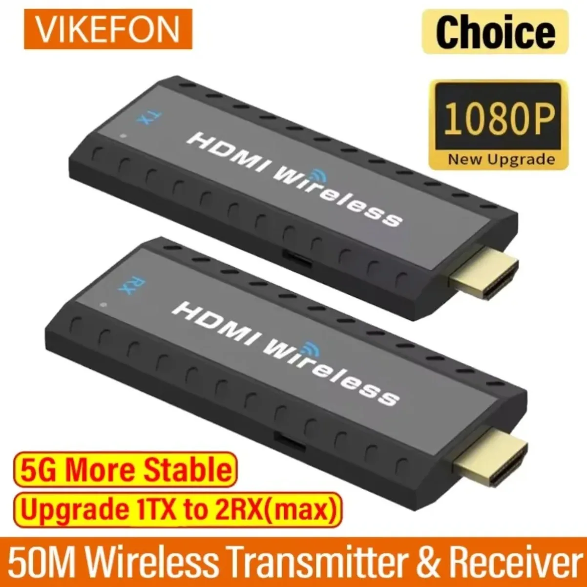 

Беспроводной HDMI-совместимый видеопередатчик, приемник-удлинитель, ТВ-приемник, адаптер для ПК, камеры, ноутбука, проектора, монитора ТВ