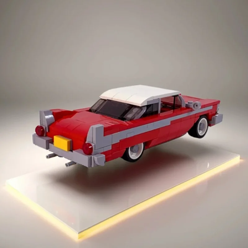 345pcs MOC Christine Plymouth Fury Model Building Blocks Home Decor Desk Display Shelf Accent Creative Tabletop Gift For Adults