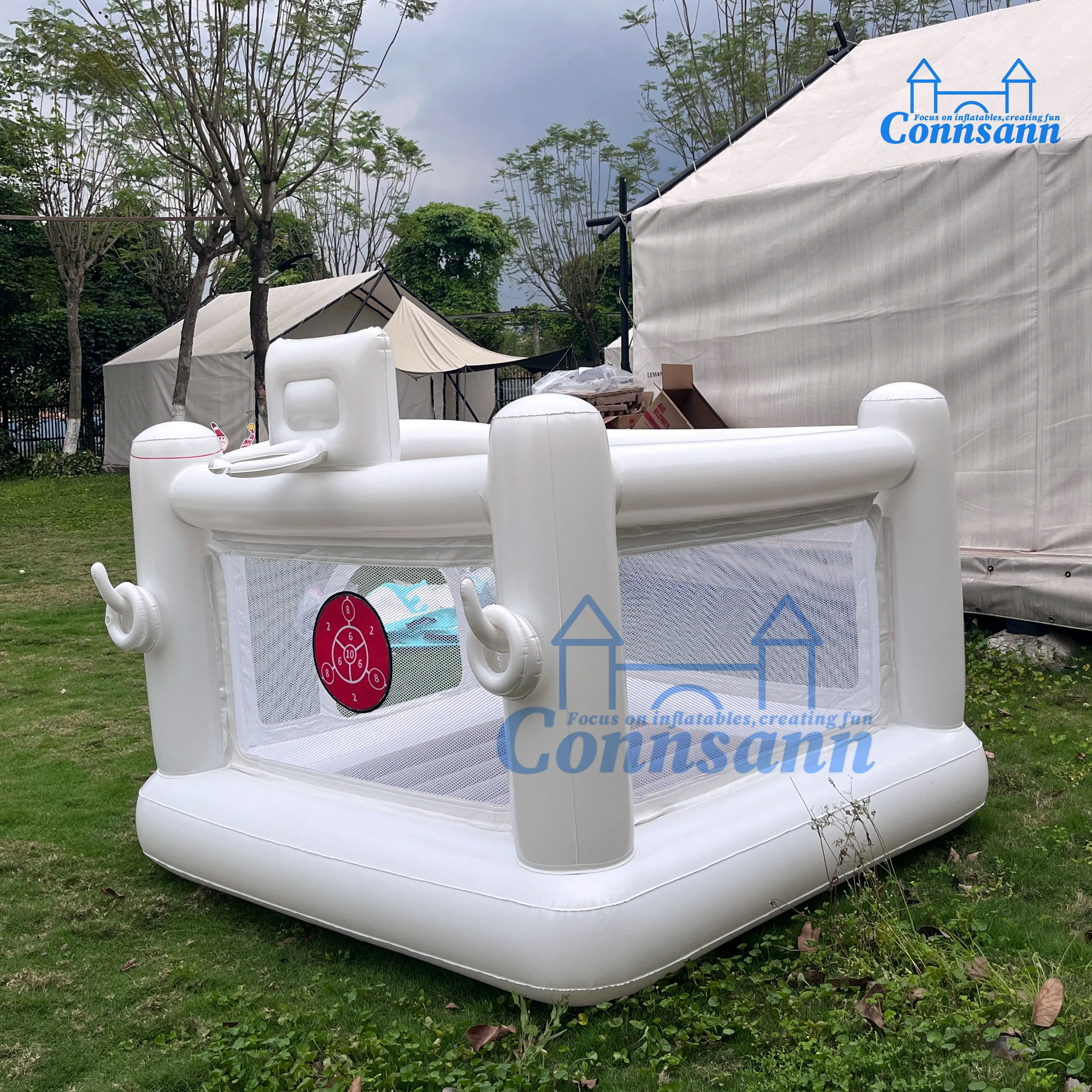 Springkussentrampoline - Leuke en compacte speelruimte voor baby's, perfect voor stuiteren en speeltijdavonturen