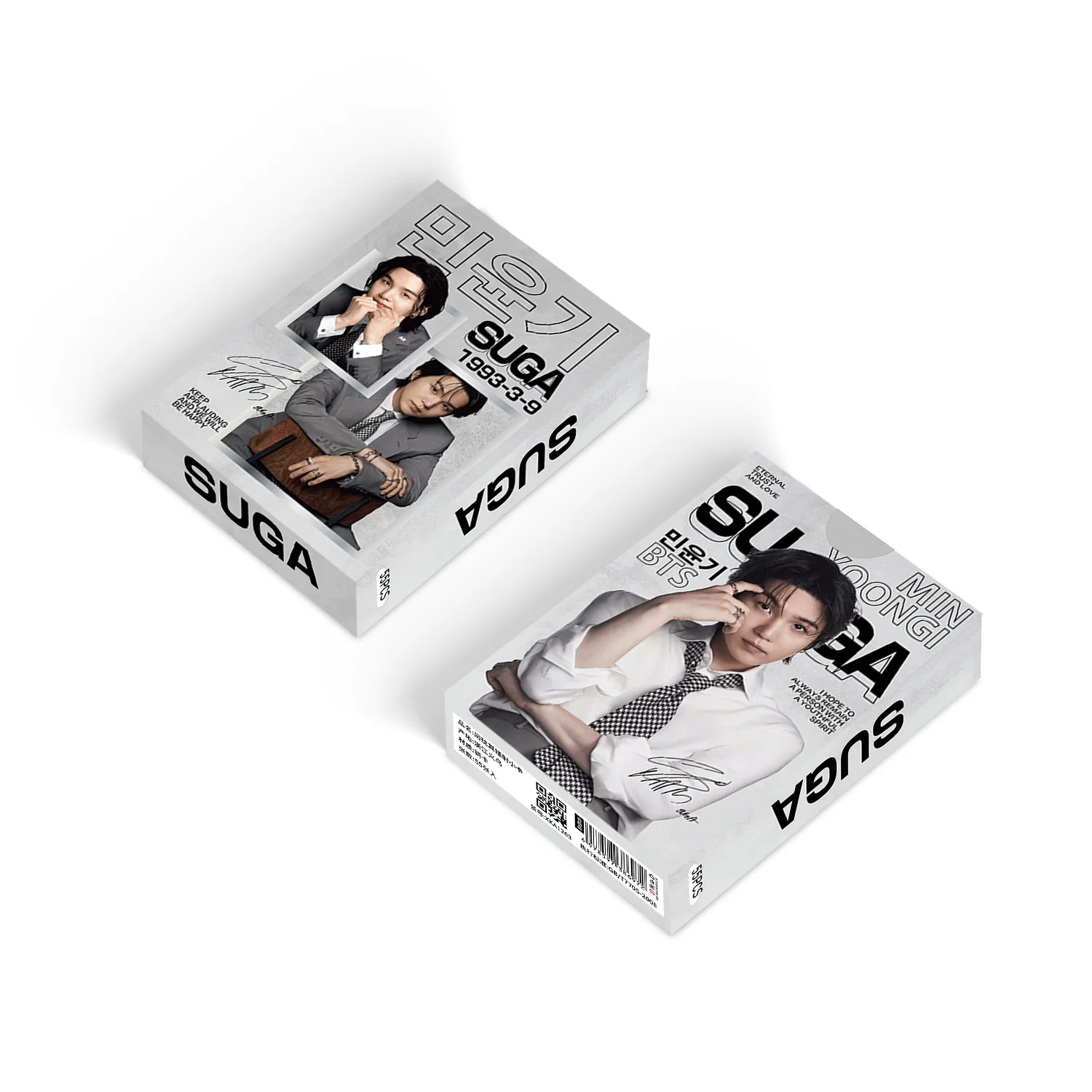 Cartes Lomo Kpop BTS SUGA Min Yoongi, photocartes imprimées HD, cartes de collection d'idoles, cadeau pour les fans