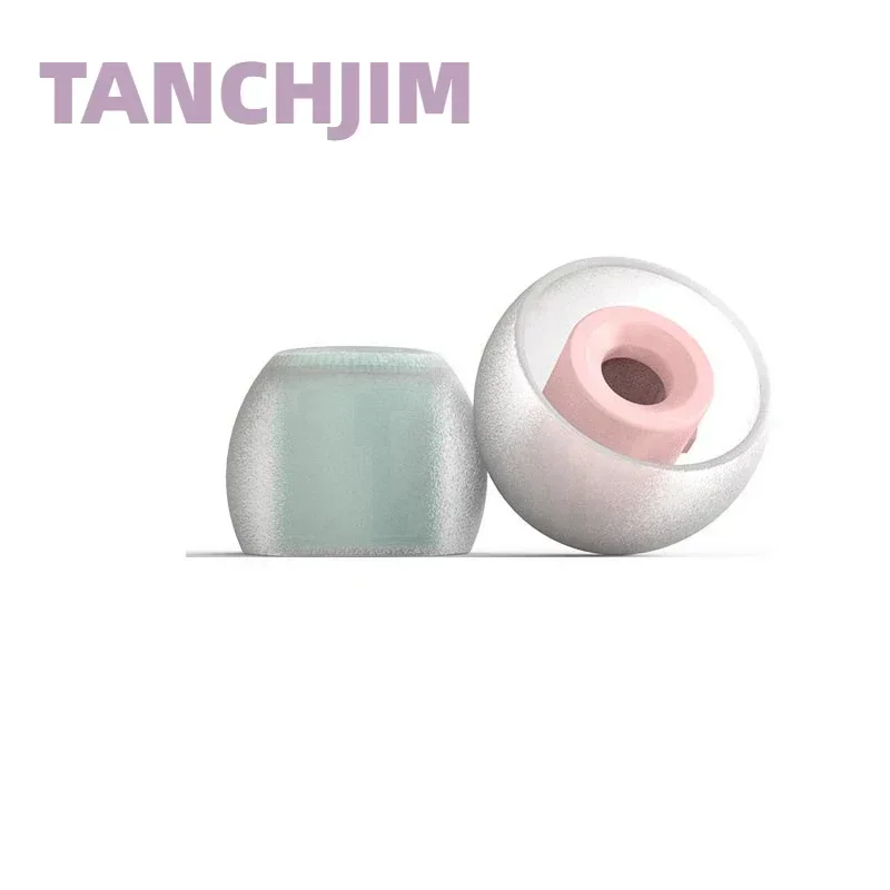 Tanchjim T-APB T300 Earphone tips Treble/ Bass Enhancing Air Pressure Balance Silicone Eartips 1 Card 2 Pairs ( T300B+T300T)