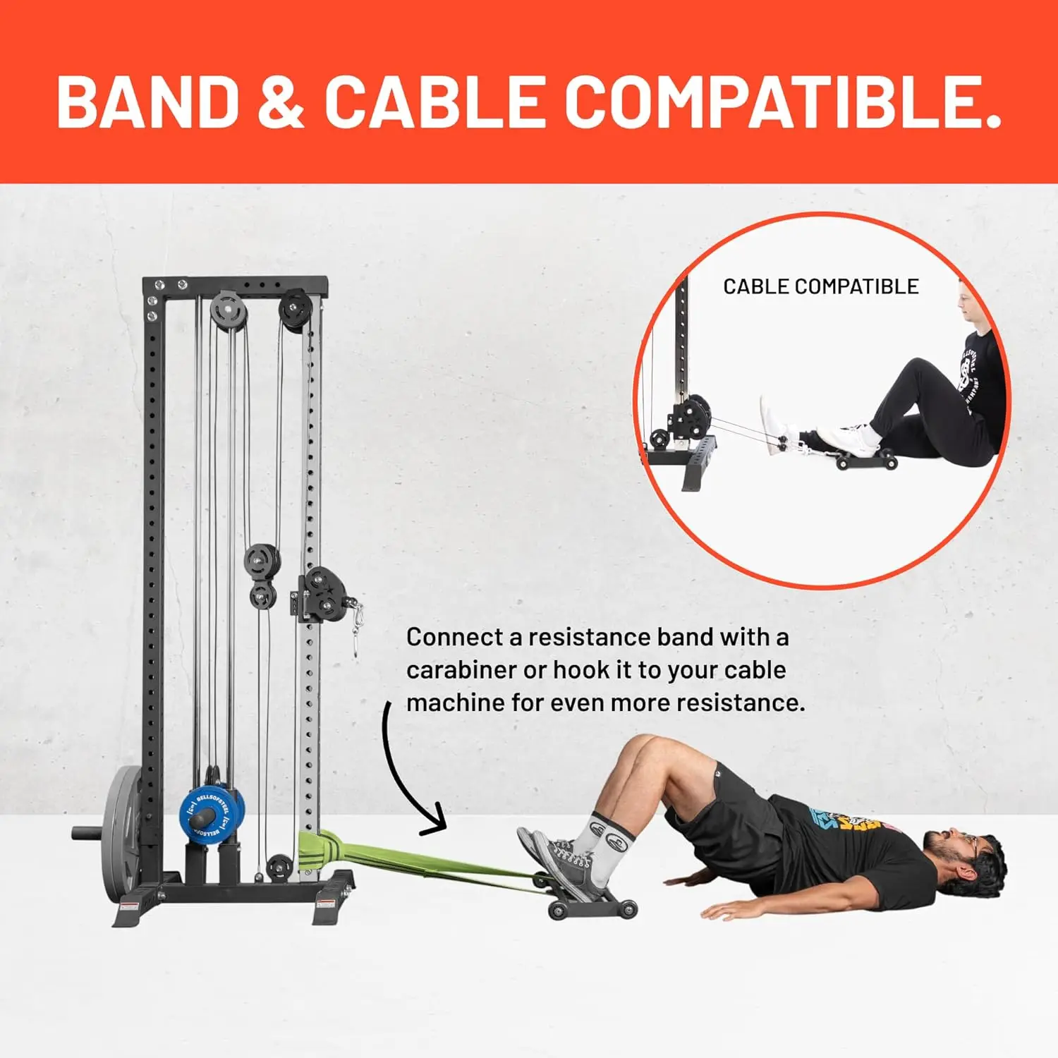Home Gym Use, Steel Material, Red Color, Multi - Function for Hamstring Curl, Abdominal and Leg Workouts