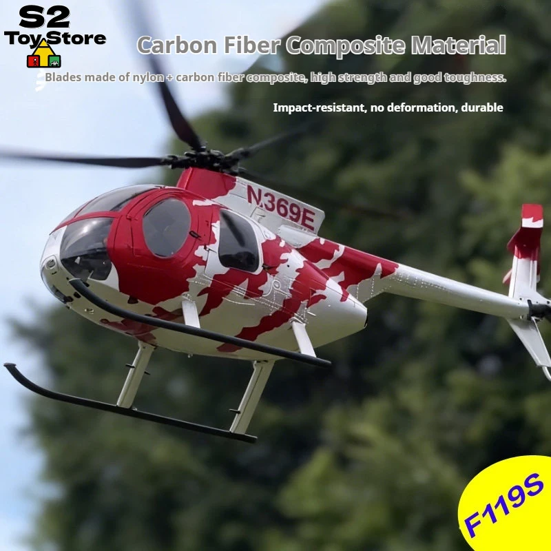 

Радиоуправляемый вертолет YuXiang F119S MD 500 Bird Armed Scale с GPS-лазерным позиционированием, бесщеточным двигателем и функцией интеллектуального возврата для любителей радиоуправляемых моделей на открытом воздухе