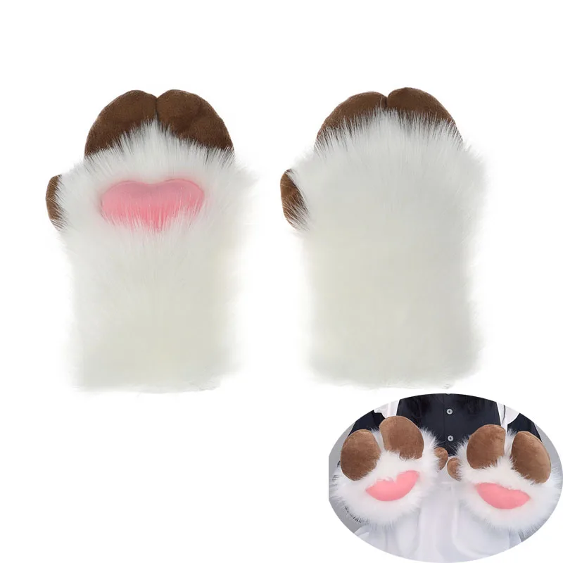 

Animal Costume Fursuit Furry Sheep Gloves Paw Cos Lolita Animal Paw Wearable Furry Fursuit Halloween For Girl Carnivals Party