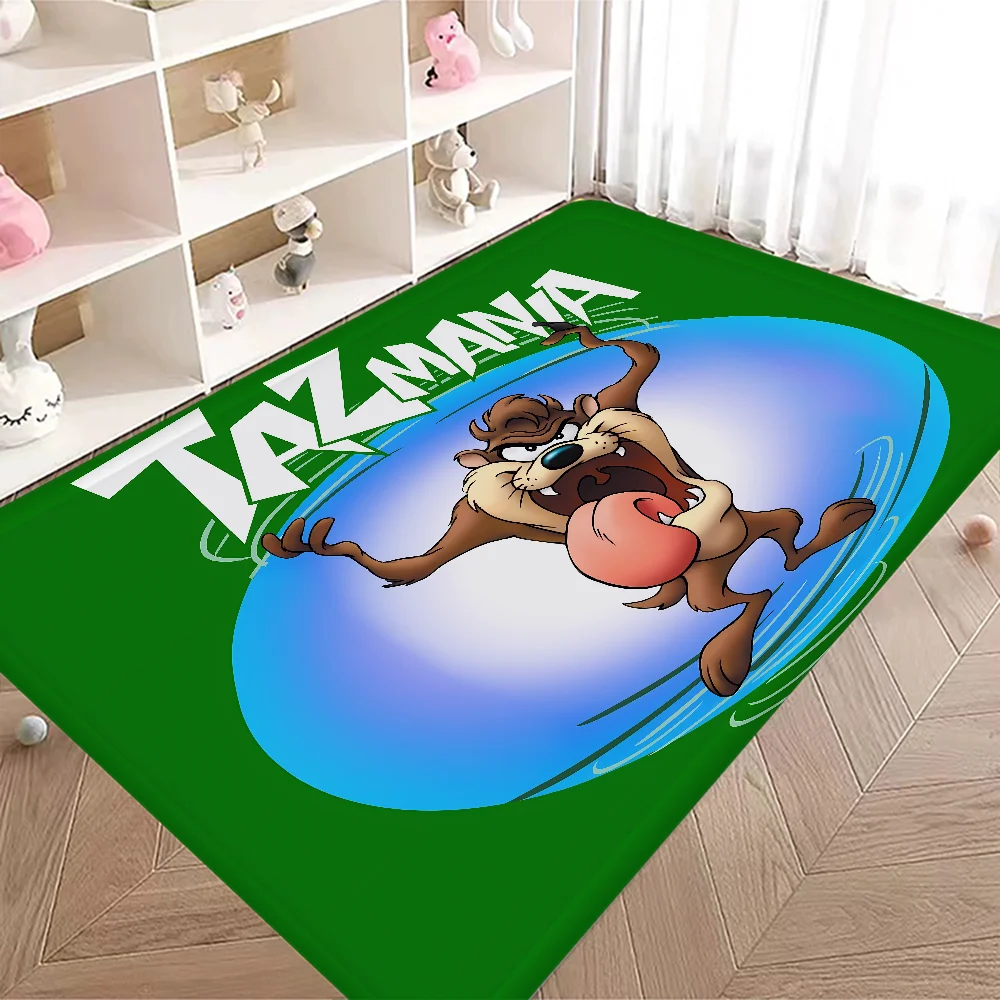 Taz Mania Room Mats Retro Multiple Choice Living Room Kitchen Rug Non-Slip Welcome Rug