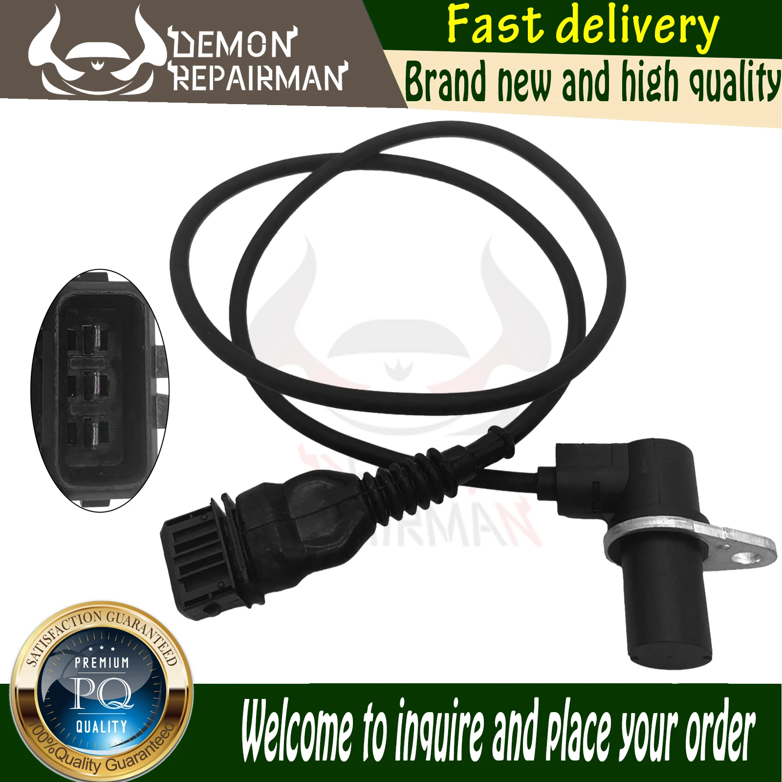 12141703277 Crankshaft Position Sensor Compatible with bmw E36 E38 E39 320i 328i 323i 325i 528i 520i 523i Z3 728i 2.0L 2.5L 2.8L