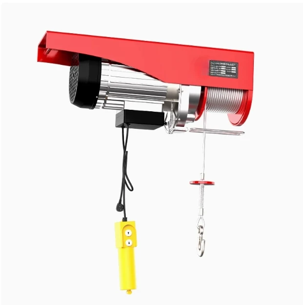 300KG  Electric Hoist 220V Crane Household Small Lift Hoist Portable Remote Control Hoist Crane With Wire