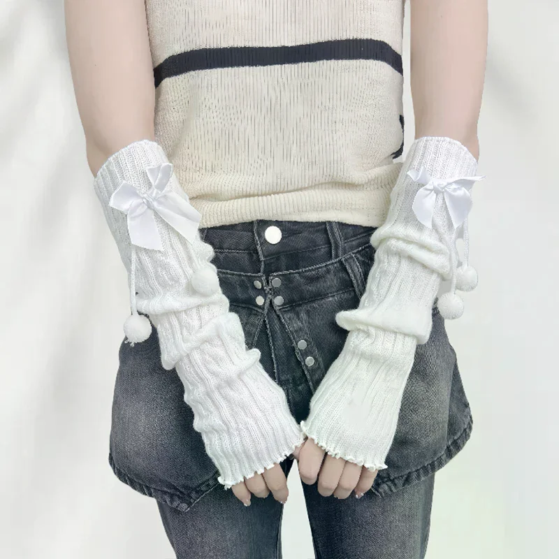 Girls Warm Sweet Fingerless Gl - đánh giá và giá Fingerless Glove Knit